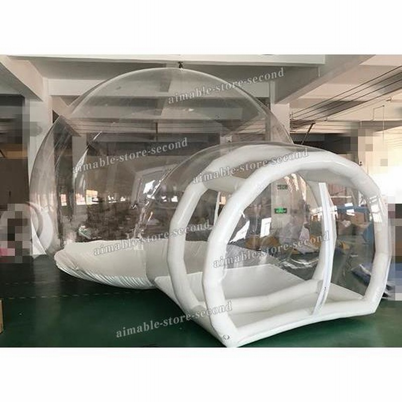 クリアテント 睡眠テント エアーハウス ベッドテント ドーム型 透明