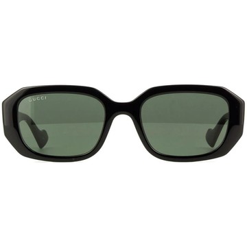 GUCCI | 迷人大G粗黑長方框太陽眼鏡 |星辰綠