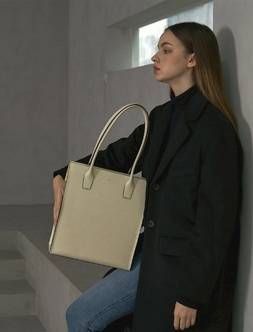 韓國ROSA BAG | 象牙白色 | 大容量 手袋 單肩包