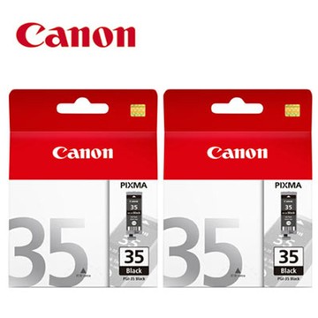 CANON PGI-35BK  原廠墨水匣組合包【2黑】