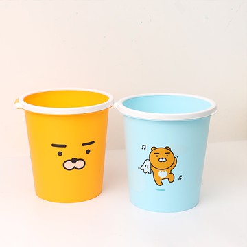 Kakao Friends垃圾桶- Norns Original Design 萊恩 Ryan 正版 壓圈設計 收納籃