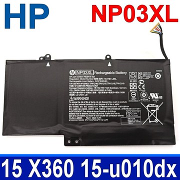 HP NP03XL 3芯 原廠電池 15T-u200 15T-u300 15T-u400 13-a201TU 15T-U000 X360 15T-u100 13-B080SA 13-A010DX  15-u010dx 15-u011dx 15-U050CA TPN-Q146  Envy 15 X360 15-U 13-B000 13-A000 NP03