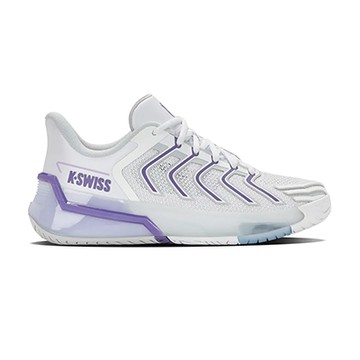 【K-SWISS】專業網球鞋 ULTRA SHOT 4 運動 女鞋 白紫色(94437-147-M)