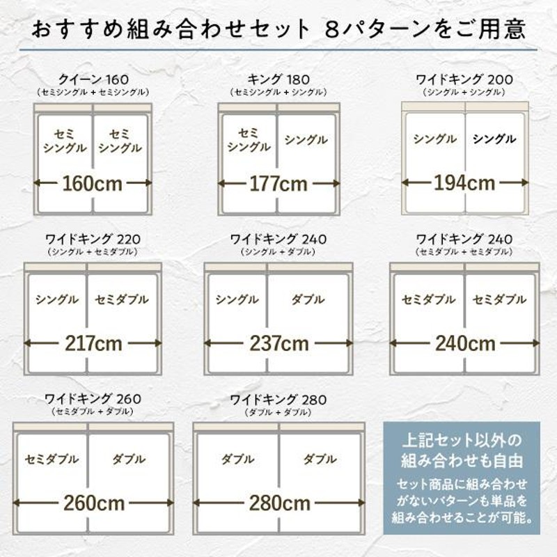 ベッド シングル ベッドフレームのみ グレージュ 低床 連結 ロータイプ