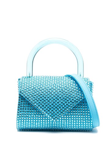 Gedebe - Cookie crystal-embellished tote bag - women - Fabric - One Size - Blue