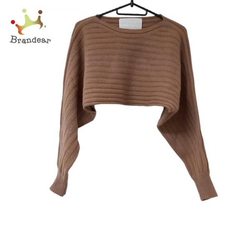 マイラン MYLAN セーター 美品 Eco Cashmere Rib Knit Layered Top