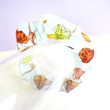 【Ray】魟魚 水彩插畫 仿絲緞 髮圈 束髮帶 魔鬼魚