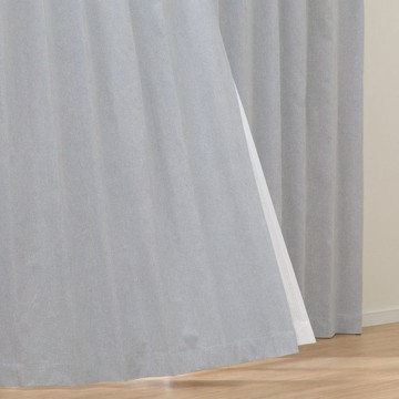 遮光1級 隔熱 隔音 窗簾 RD113 GY 100×200×1 NITORI宜得利家居