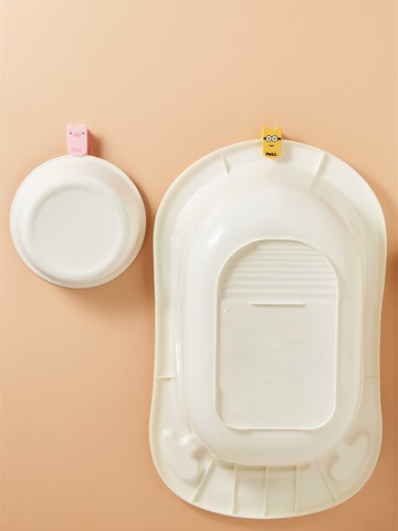 卡通浴室臉盆架壁掛掛盆神器免打孔衛生間置物架放浴盆架子收納架