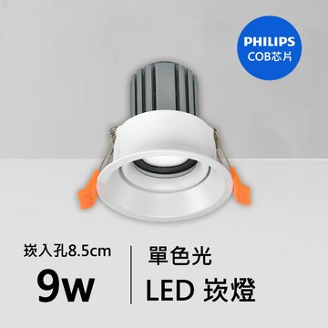 9W防眩光崁燈｜QC-20152W-A09-飛利浦芯片
