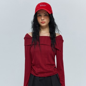 SO NICE 韓系撞色字母刺繡棒球帽