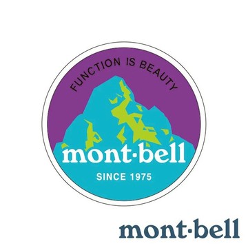 【mont-bell】貼紙-STICKER #7『紫』1124854 戶外 露營 登山 健行 休閒 時尚 裝飾 貼紙