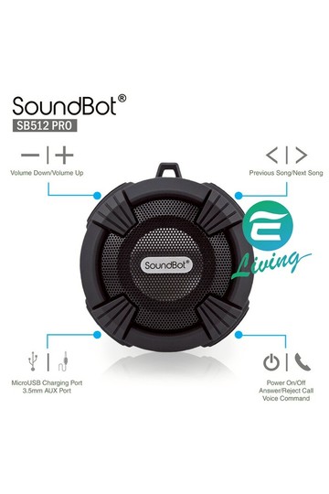 SoundBot SB512 PRO 美國原廠聲霸 藍牙喇叭 黑色【299免運領券再享折扣】