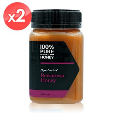 【紐西蘭恩賜】瑞瓦瑞瓦蜂蜜2瓶組 (500公克*2瓶) /Rewa Rewa Honey