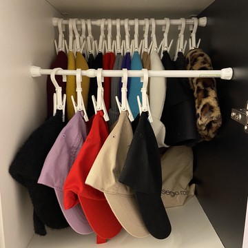 多功能旋轉夾神器襪子帽子夾家用晾曬夾收納夾子學生置物塑料夾子