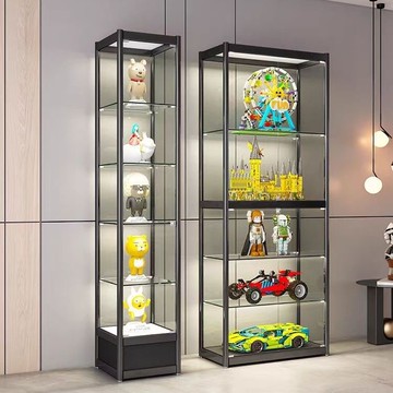 免運 附發票 超低價 工廠直銷 樂高手辦展示櫃模型玩具玻璃展櫃收納輕奢高達模型玻璃展示櫃 快速發貨