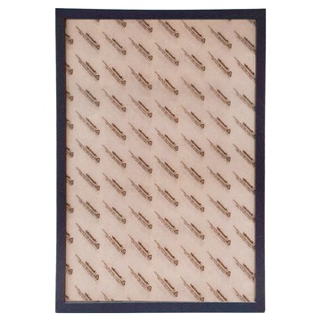 FOSO 木質無印風相框 掛式橫豎兩用簡約風  1個  A3  黑木紋