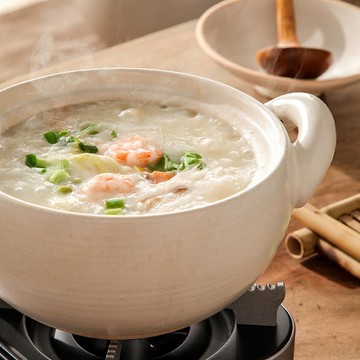 萬土燒 日式燉煮砂鍋 多功能陶鍋 湯鍋3000ml 3色 - 白色款