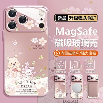 小熊維尼手機殼適用於蘋果18Duo可愛18Promax卡通17磁吸充電16