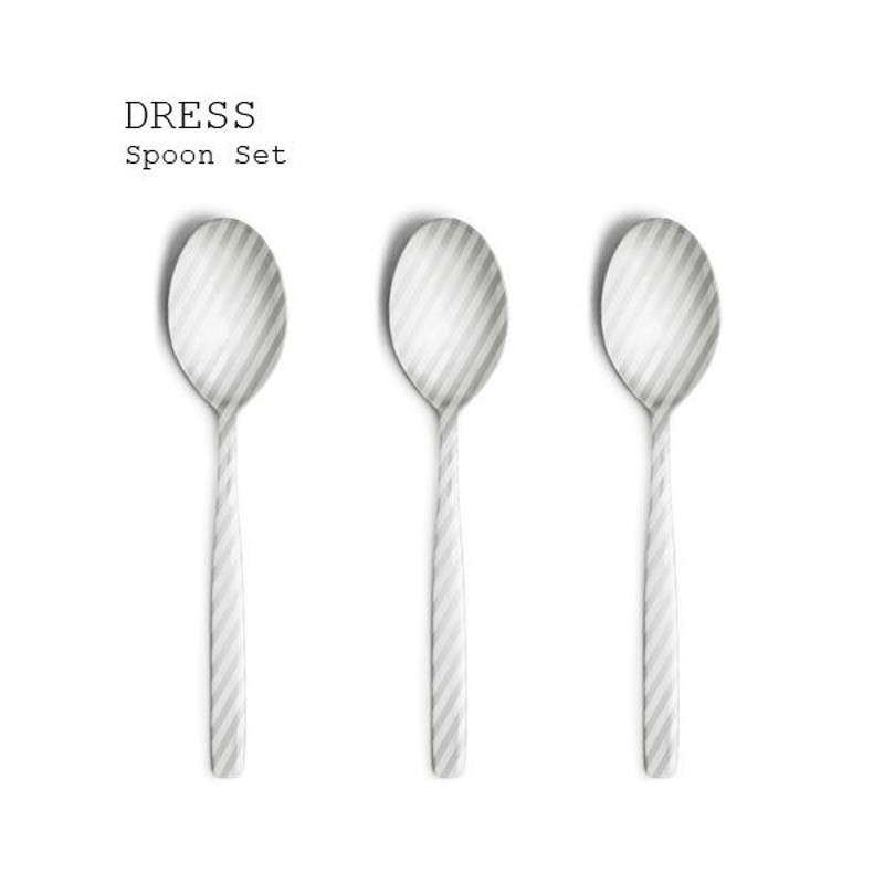 カトラリー Dress Spoon Set 3本入り カトラリー スプーン セット キッチン 食器 おしゃれ デザイン プレゼント ギフト 通販 Lineポイント最大0 5 Get Lineショッピング