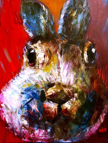 手工油畫創作 凝 免運含框  掛畫壁畫 裝飾畫 療癒畫 背景墻畫