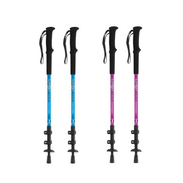 來而康 Lagoon Lamigo 鋁合金 健走杖組 6601 2入/組 高度可調 健走杖 快走 登山 手杖 健行杖