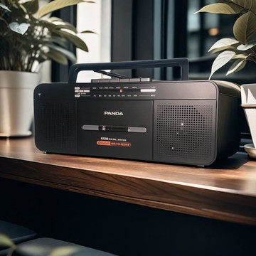 免運/開發票 收錄機 磁帶機 收音機 熊貓磁帶收錄機6516U轉錄mp3錄音機收音機多功能錄音播放一體機 快速出貨