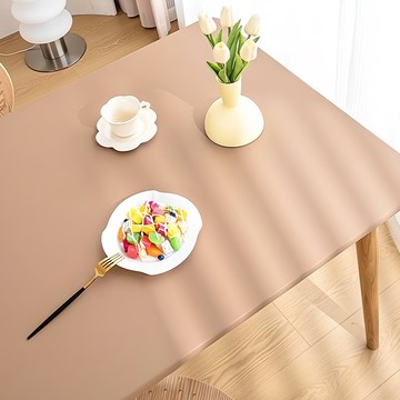 RELEA 物生物 防髒汙免洗桌布套 防水防油耐熱 全包設計耐磨耐刮  70 x 130cm  淺咖啡  1個