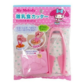 【震撼精品百貨】My Melody 美樂蒂~美樂蒂 MY MELODY 離乳食物剪附盒