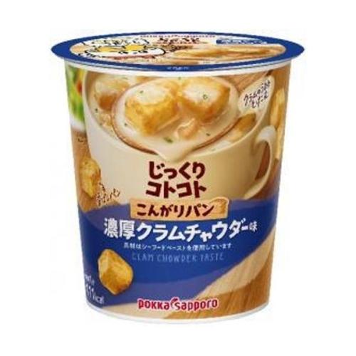 じっくりコトコト こんがりパン 濃厚クラムチャウダー味 カップ入り 27.5g×6個