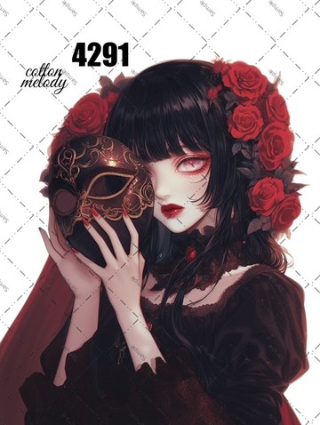 original sticker no.4291 人物貼紙 原創貼紙 原創人物貼紙 裝飾貼紙 cotton melody