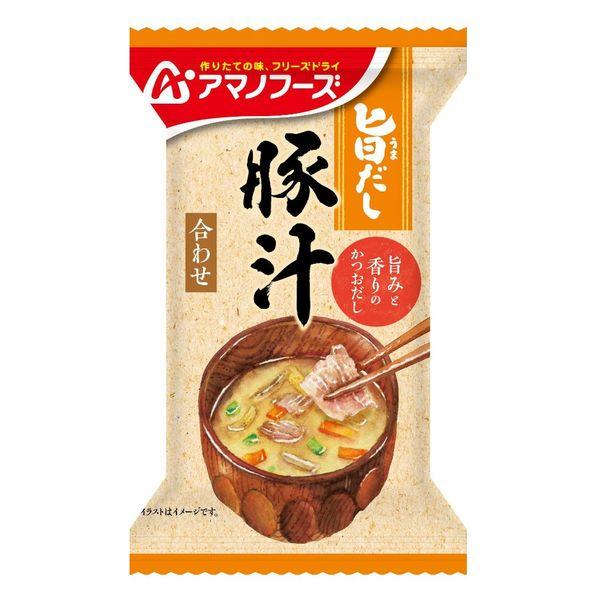 アサヒグループ食品アマノフーズ 旨だし 豚汁 1箱（10食入） アサヒグループ食品