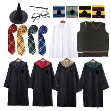 哈利波特服裝兒童款外套男女小孩斗篷魔法袍赫敏衣服cos同款校服