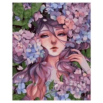 ArtLife 藝術生活 數字油畫DIY 65 x 50cm  花語少女  1個