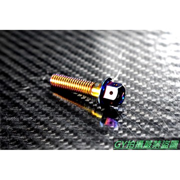 POSH | PK7 白鐵鍍鈦螺絲 內外六角 M6X25mm