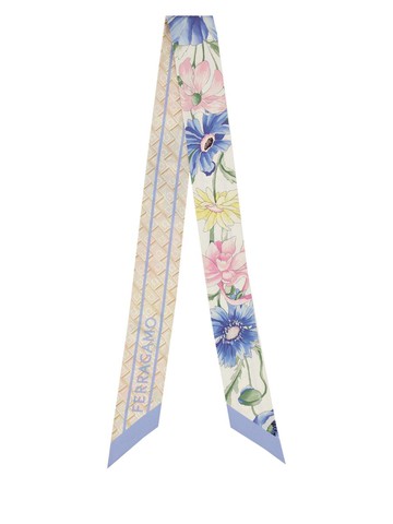 Salvatore Ferragamo Bandeau With Bouquet Print