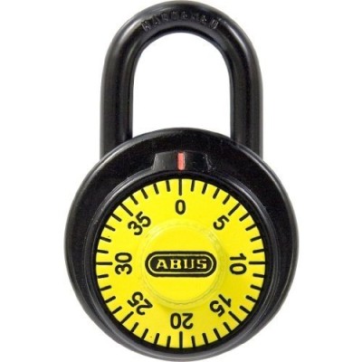 ABUS 78?/ 50?C 2インチロッカーダイヤル組み合わせ南京錠、イエロー