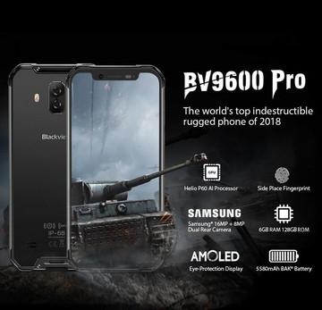 【4%點數】Blackview BV9600 PRO 三防機 IP68/69 防護等級 無線充電 NFC 6+128GB