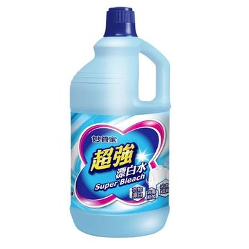 妙管家 漂白水 超強漂白水 彩色飄白水_妙管家 超強漂白水2000g x12瓶