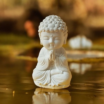 平安吉祥小佛之順德 蓮花盤套組 擴香套組 居家香氛 禪風家飾