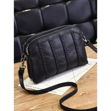 2025新款百搭中年女包媽媽款大容量單肩斜挎包高級質感包包軟皮