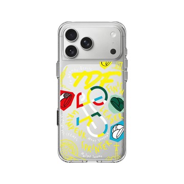 iPhone 17 Pro Max Clear Case（相機按鈕） 透明 - Le Tour de France - Cycling Composition