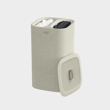 Joseph Joseph Tota 60L 分類洗衣籃(雙格) -米白