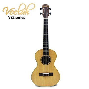 Veelah VZE-T 26吋烏克麗麗 雲衫單板 斑文木側背板
