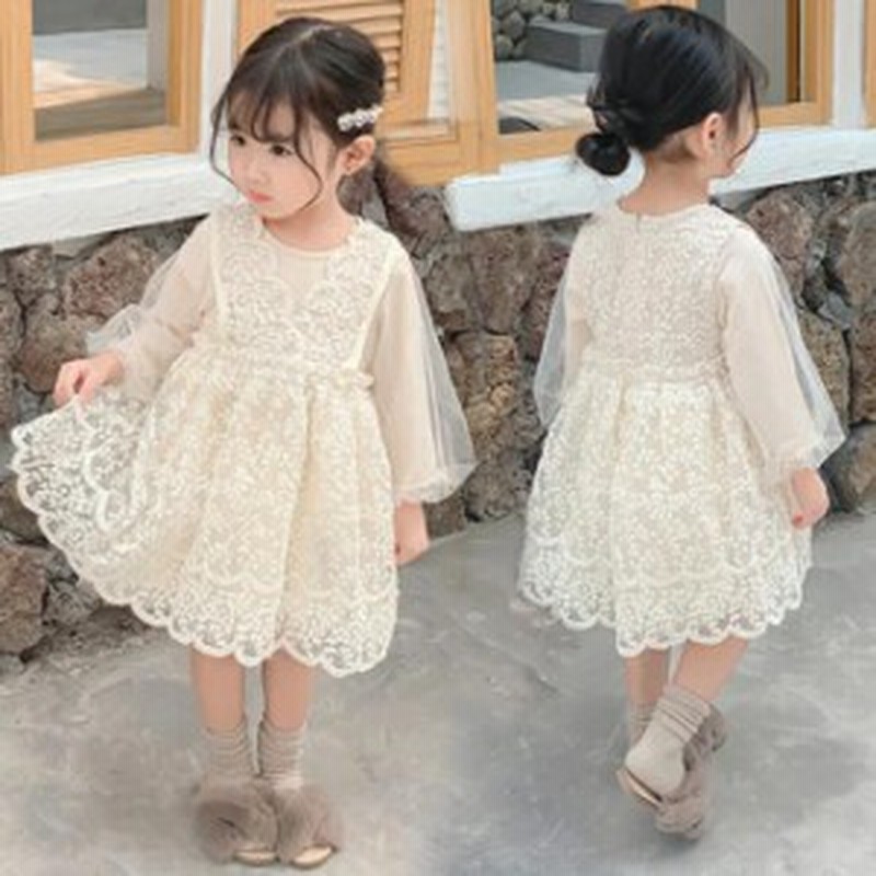 ワンピース キッズ レースワンピース ベビー服 女の子 ドレス チュール ワンピース ベビードレス 結婚式 セレモニードレス 通販 Lineポイント最大4 0 Get Lineショッピング