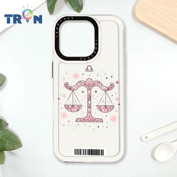 TRON IPhone 16 Pro 粉色系可愛星座 防摔太空載具殼 透黑 軟硬 手機殼