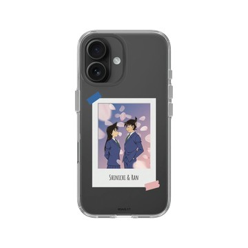 iPhone 16 Clear Case（相機按鈕） 透明 - Detective Conan - 新一&小蘭