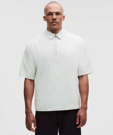 UV-Protective Ventilated Quarter-Zip Polo Shirt Size 2XL
