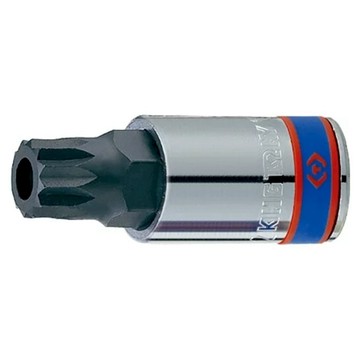 KING TONY 金統立 專業級工具 1/2DR. 十二角中孔起子頭套筒 M16  1個