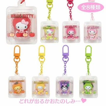 小禮堂 《盲盒拆賣》Sanrio 三麗鷗 包裝盒造型吊飾 (302水果吧)